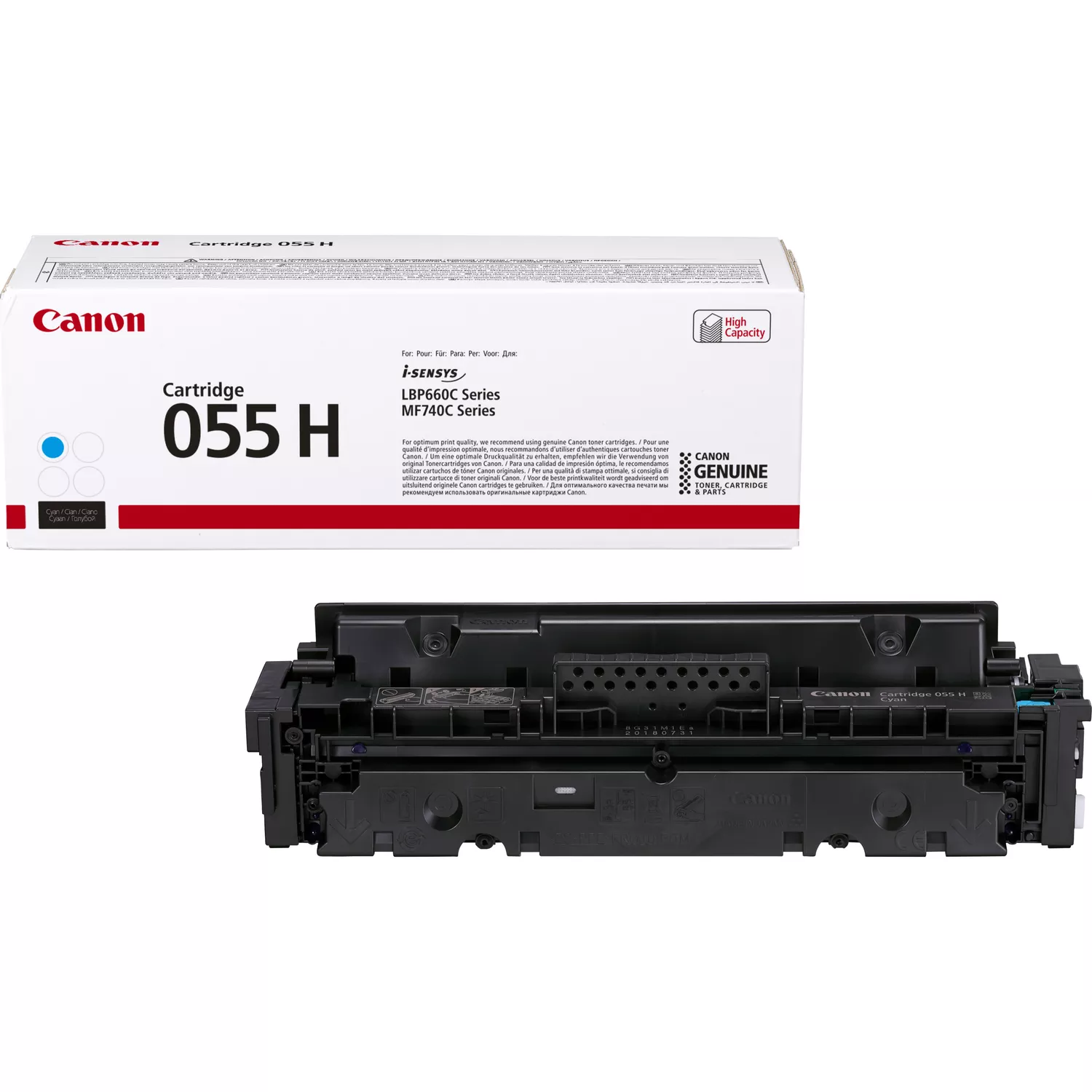 Canon 055H Cyan Cartucho De Toner Original - 3019C002