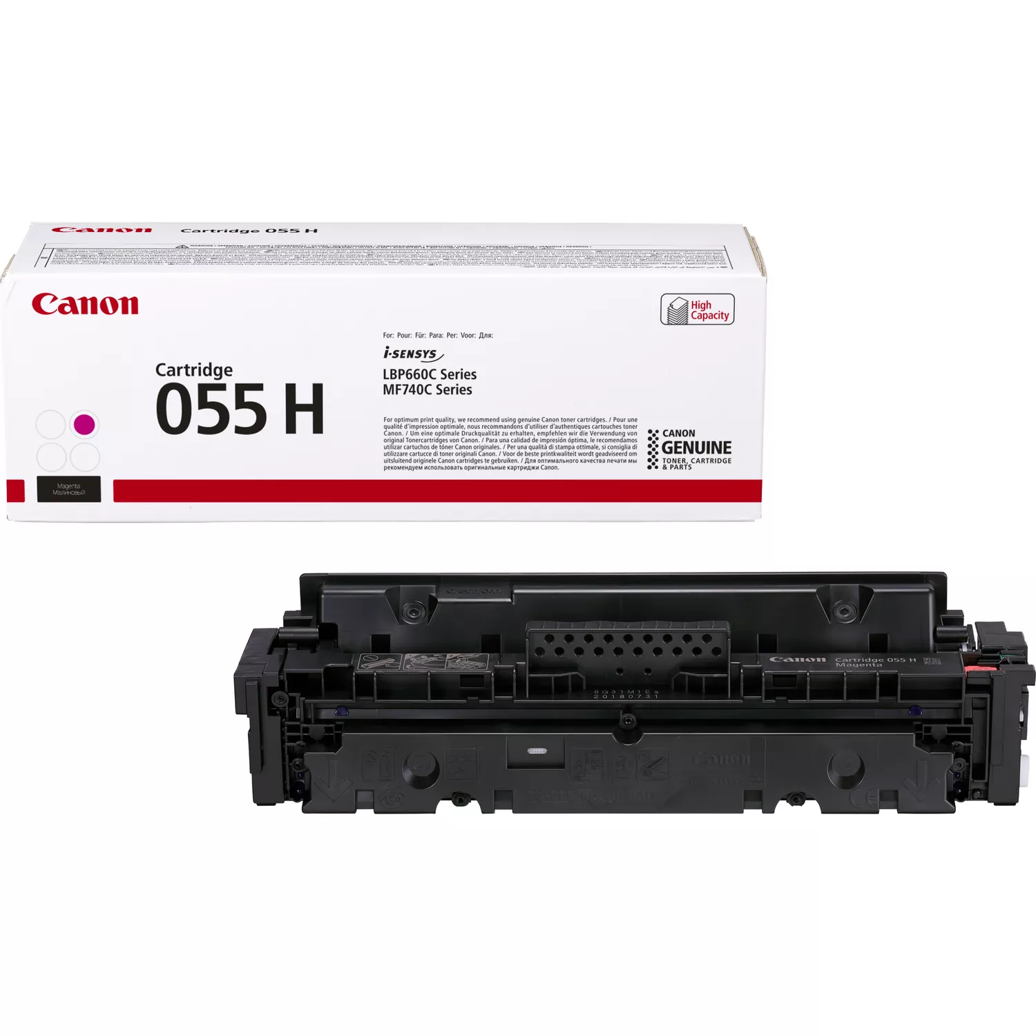 Canon 055H Magenta Cartucho De Toner Original - 3018C002