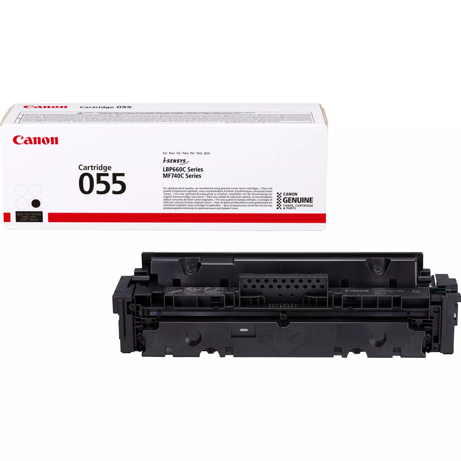 Canon 055 Negro Cartucho De Toner Original - 3016C002