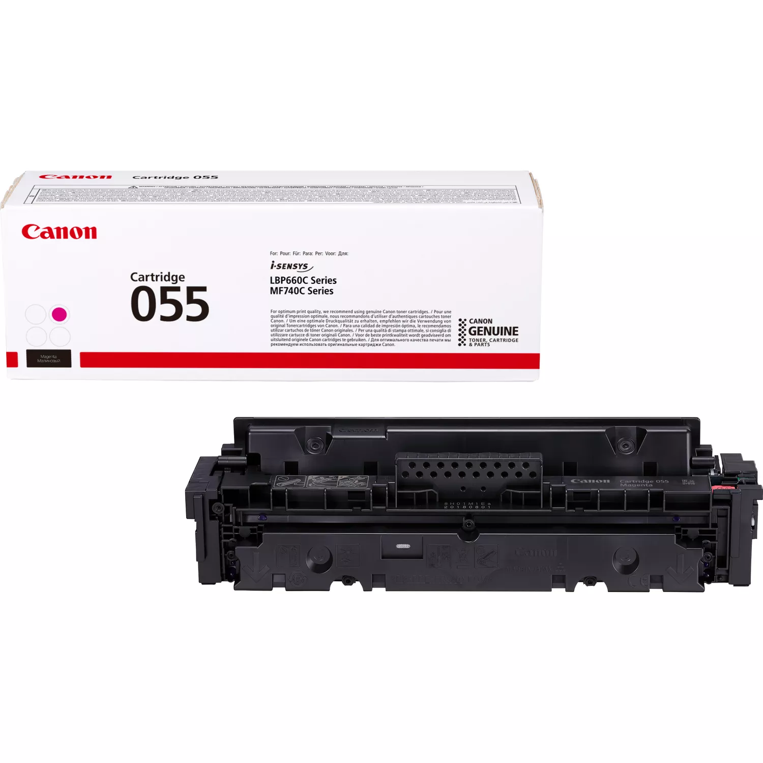 Canon 055 Magenta Cartucho De Toner Original - 3014C002