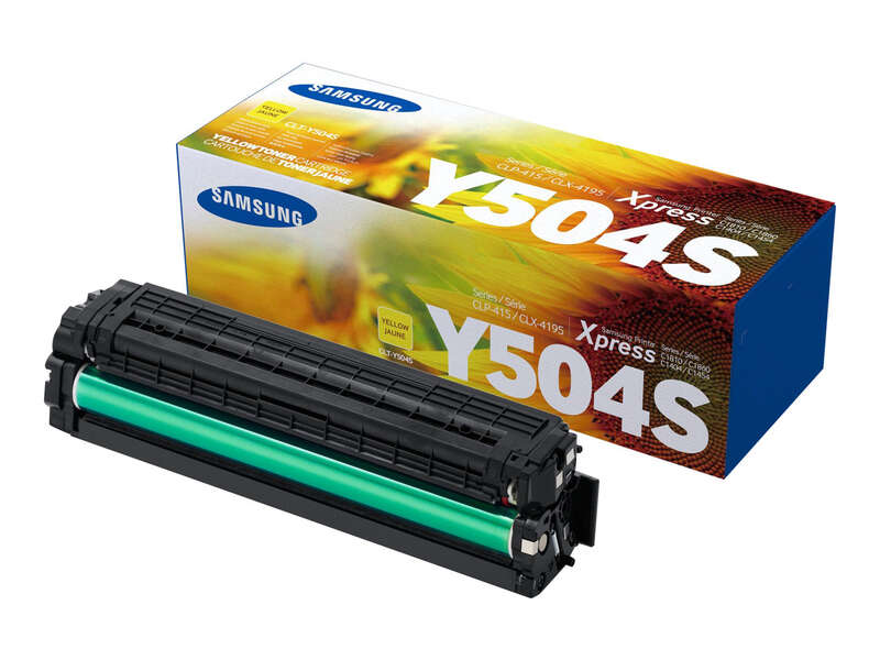 Samsung Clp415/Clx4195 Amarillo Cartucho De Toner Original - Clt-Y504S/Su502A