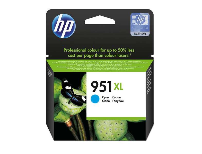 Hp 951Xl Cyan Cartucho De Tinta Original - Cn046Ae