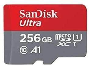 Sandisk Ultra Tarjeta Micro Sdxc 256Gb Uhs-I U1 A1 Clase 10 120Mb/S + Adaptador Sd