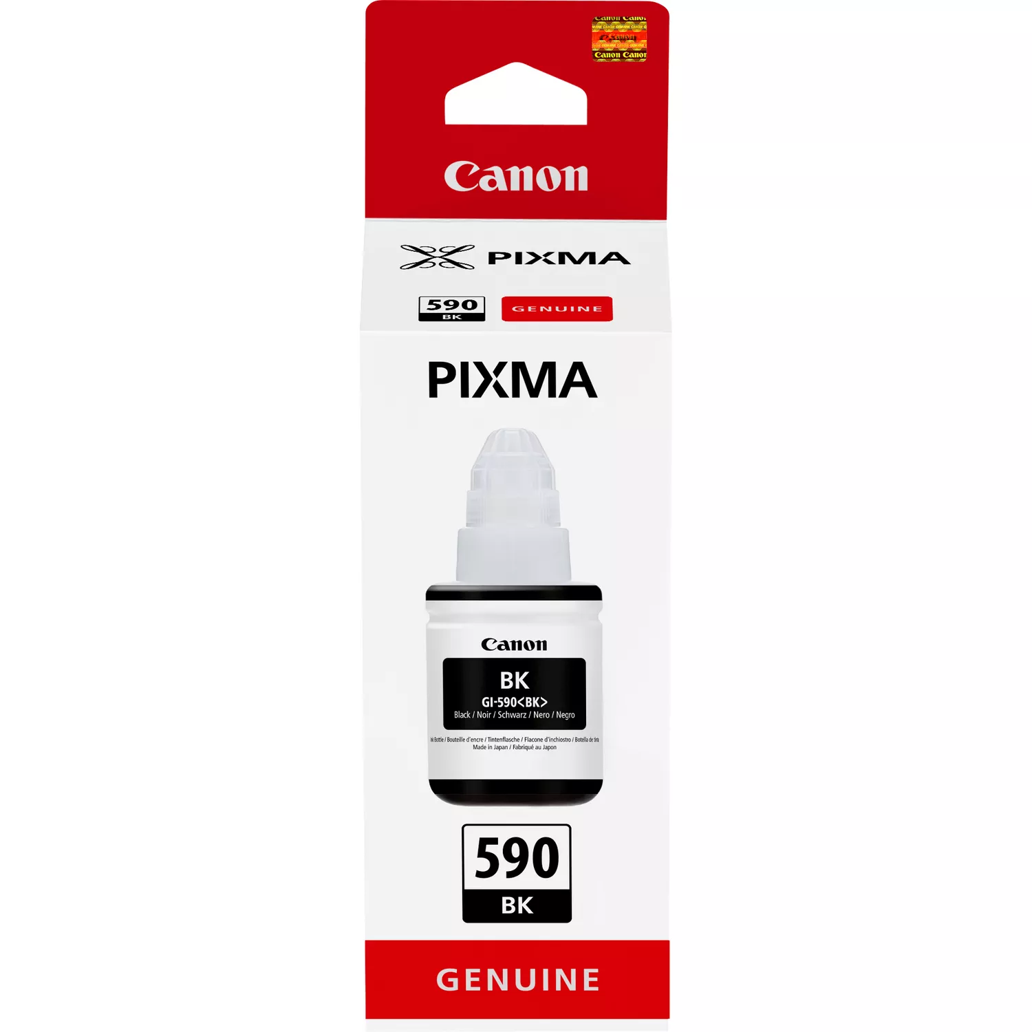 Canon Gi590 Negro Botella De Tinta Original - Gi590Bk/1603C001