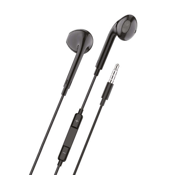Techonetech Ear Tech Auriculares Intraurales - Microfono Integrado - Mini Jack 3.5Mm - Asistente Voz - Cable De 1.20M