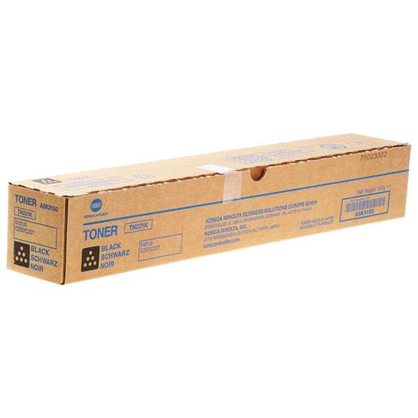 Konica Minolta Tn221 Negro Cartucho De Toner Original - Tn221K/A8K3150