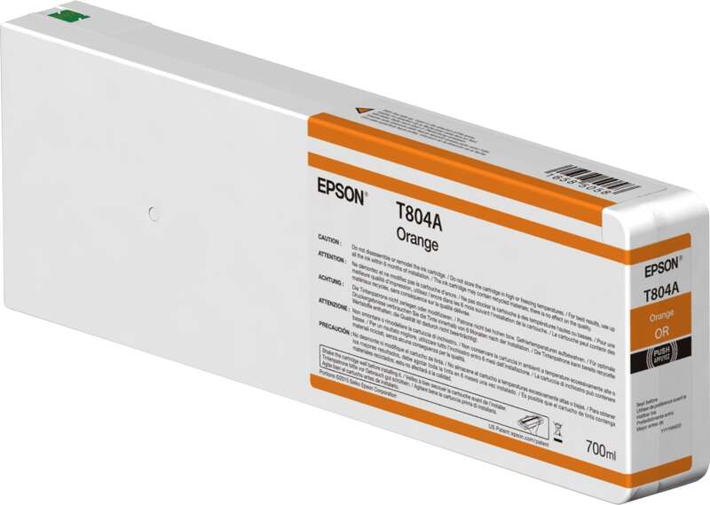 Epson T804A Naranja Cartucho De Tinta Original - C13T804A00