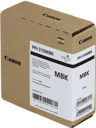 Canon Pfi310 Negro Mate Cartucho De Tinta Original - 2358C001