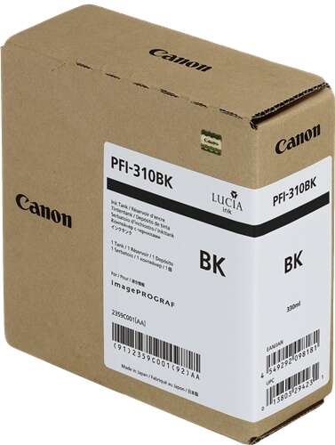 Canon Pfi310 Negro Cartucho De Tinta Original - 2359C001