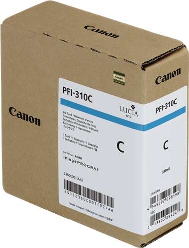 Canon Pfi310 Cyan Cartucho De Tinta Original - 2360C001