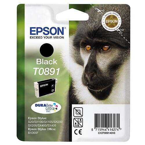 Epson T0891 Negro Cartucho De Tinta Original - C13T08914011