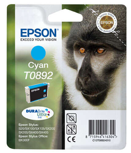 Epson T0892 Cyan Cartucho De Tinta Original - C13T08924011