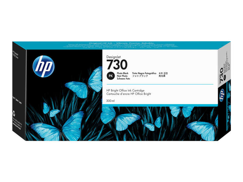 Hp 730 Negro Photo Cartucho De Tinta Original - P2V73A