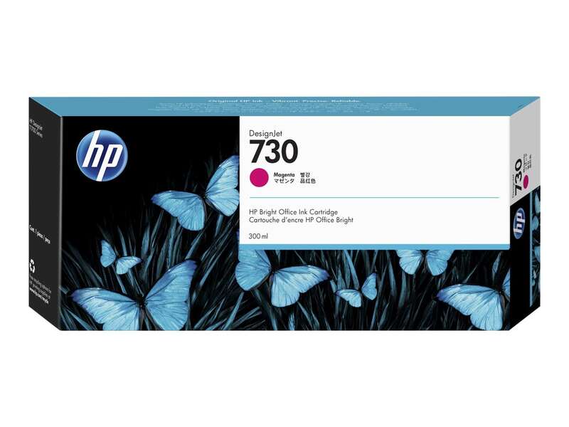 Hp 730 Magenta Cartucho De Tinta Original - P2V69A