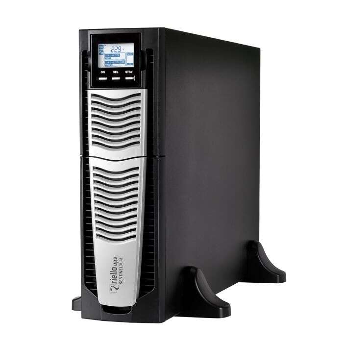 Riello Ups Sentinel Dual High Power Sai 6000Va 6000W - 8X Iec 320, Rs-232, Usb - Montaje En Rack 3U / Externo