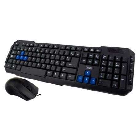 3Go Drile Pack Usb Teclado Multimedia + Raton 3 Botones - Uso Ambidiestro