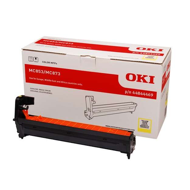 Oki Mc853/Mc873/Mc883 Amarillo Tambor De Imagen Original - 44844469 (Drum)