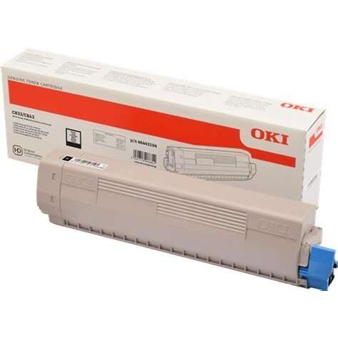 Oki C833/C843 Negro Cartucho De Toner Original - 46443104