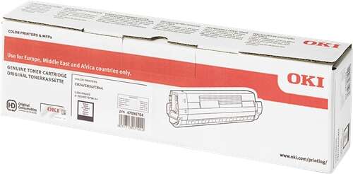 Oki C824/C834/C844 Negro Cartucho De Toner Original - 47095704