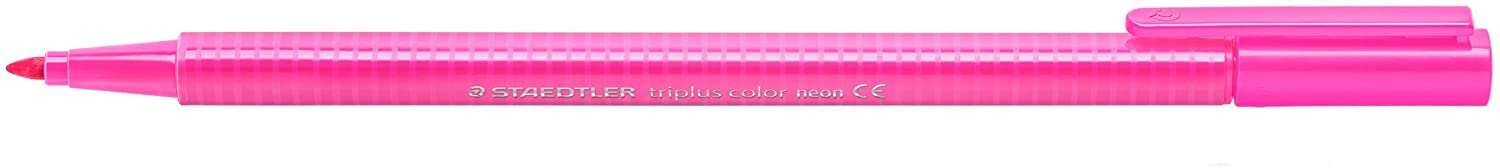 Staedtler Triplus Color 323 Rotulador De Punta Fina - Trazo 1Mm Aprox - Tinta Base De Agua - Color Rosa Neon