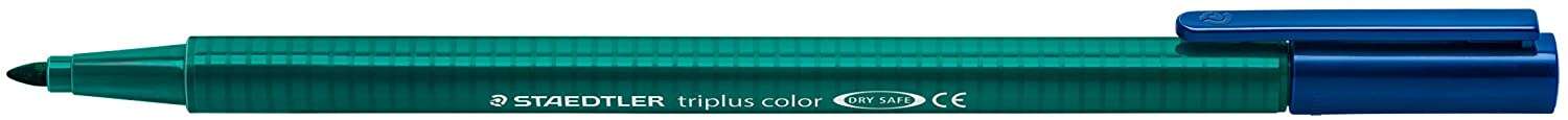 Staedtler Triplus Color 323 Rotulador De Punta Fina - Trazo 1Mm Aprox - Tinta Base De Agua - Color Azul Marino