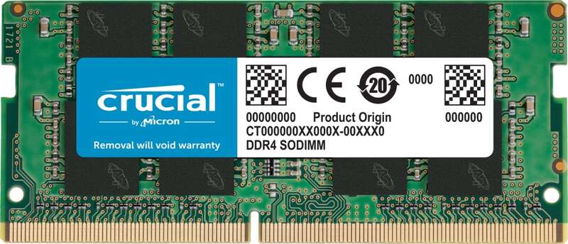 Crucial Memoria Ram So-Dimm Ddr4 2400Mhz Pc4-19200 4Gb Cl17