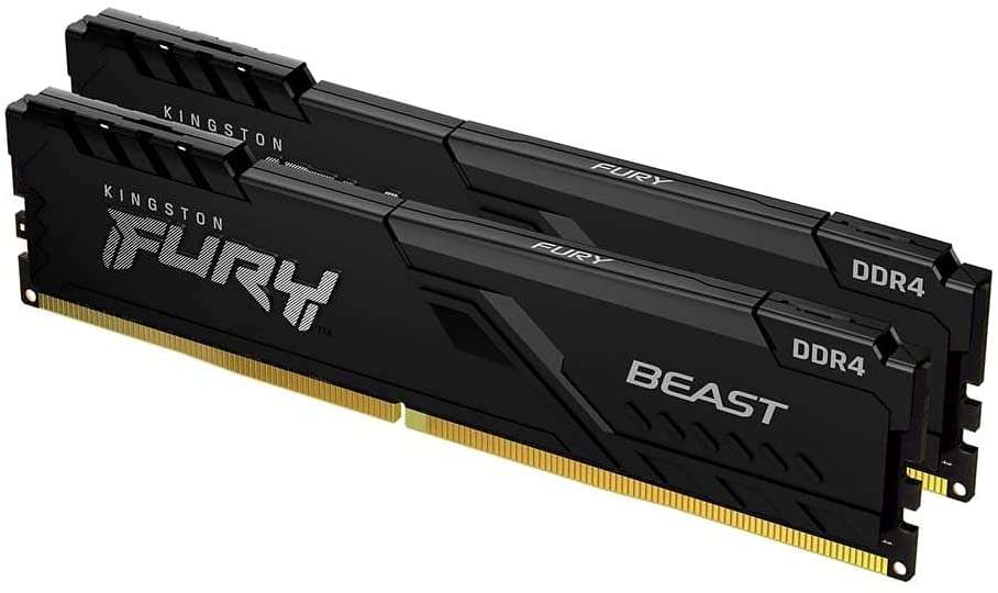 Kingston Fury Beast Memoria Ram Ddr4 3200Mhz 16Gb (2X8Gb) Cl16