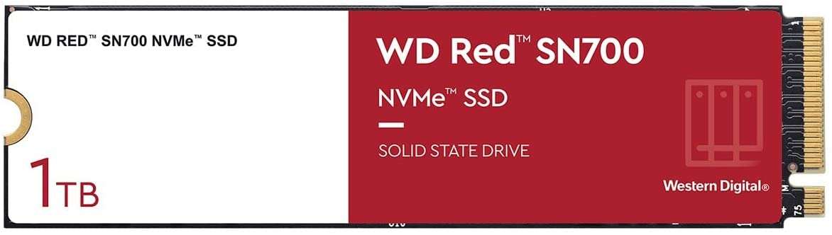 Wd Red Sn700 Disco Duro Solido Ssd 1Tb M2 Nvme Pcie 3.0