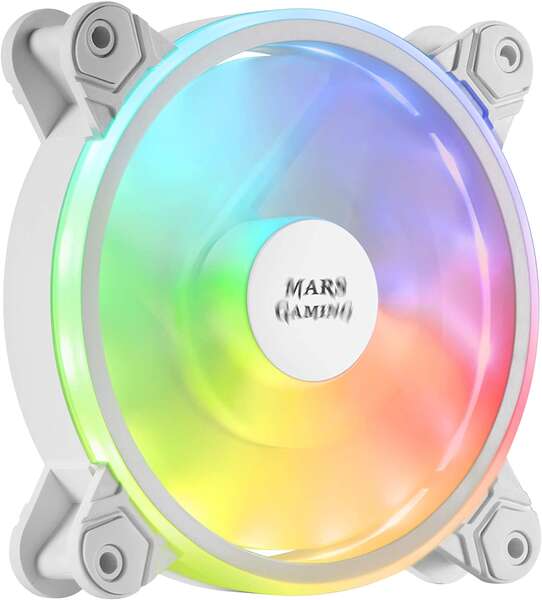 Mars Gaming Ventilador 120Mm - Iluminacion Argb Dual - Velocidad Max. 1100Rpm