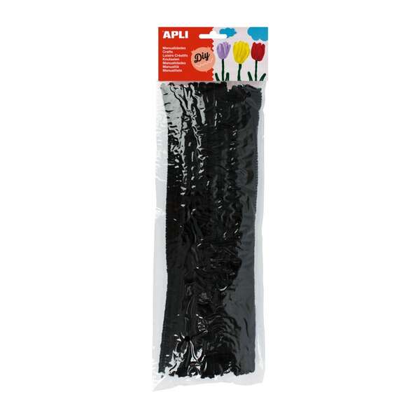 Apli Pack De 50 Limpiapipas Ø 6 Mm X 300 Mm - Color Negro