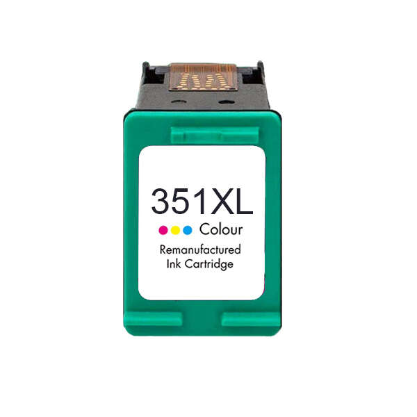 Hp 351Xl Color Cartucho De Tinta Remanufacturado - Reemplaza Cb338Ee/Cb337Ee