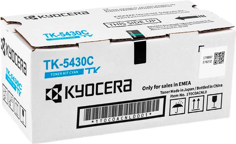 Kyocera Tk5430 Cyan Cartucho De Toner Original - 1T0C0Acnl1/Tk5430C