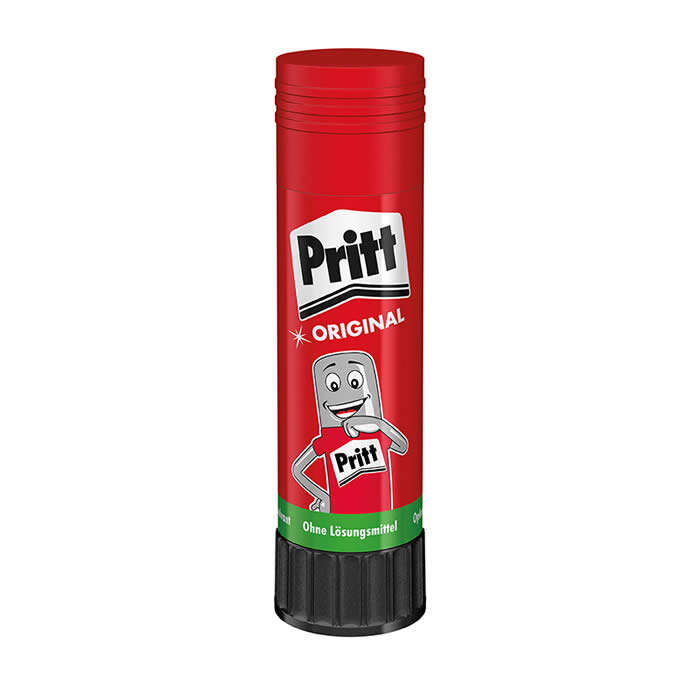 Pritt Barra De Pegamento Grande 43Grs - Sin Disolventes - 97% De Ingredientes Naturales - Lavable A 20ºc - Seguro Para Niños