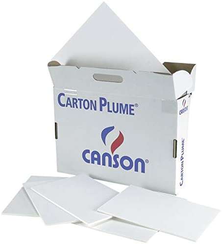 Canson Pack De 28 Paneles De Carton Pluma - 29.7X42Cm - 3Mm - Color Blanco