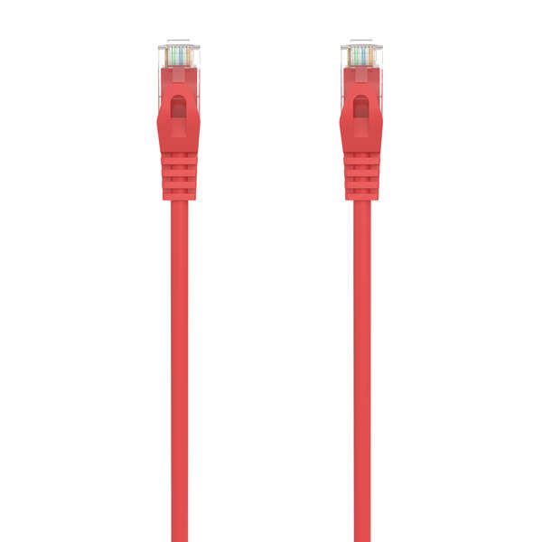 Aisens Cable De Red Latiguillo Rj45 Lszh Cat.6A 500 Mhz Utp Awg24 - 25Cm - Color Rojo