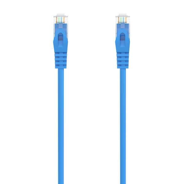 Aisens Cable De Red Latiguillo Rj45 Lszh Cat.6A 500 Mhz Utp Awg24 - 25Cm - Color Azul