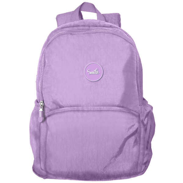 Dohe Serie Pastel Mochila Escolar Mediana - 2 Compartimentos - Tirantes Reforzados Y Ajustables - Asa Superior - Color Morado Pastel