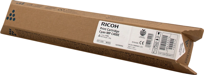 Ricoh Aficio Mp-C300/Mp-C400/Mp-C401 Cyan Cartucho De Toner Original - 842238/842039/841551/841300