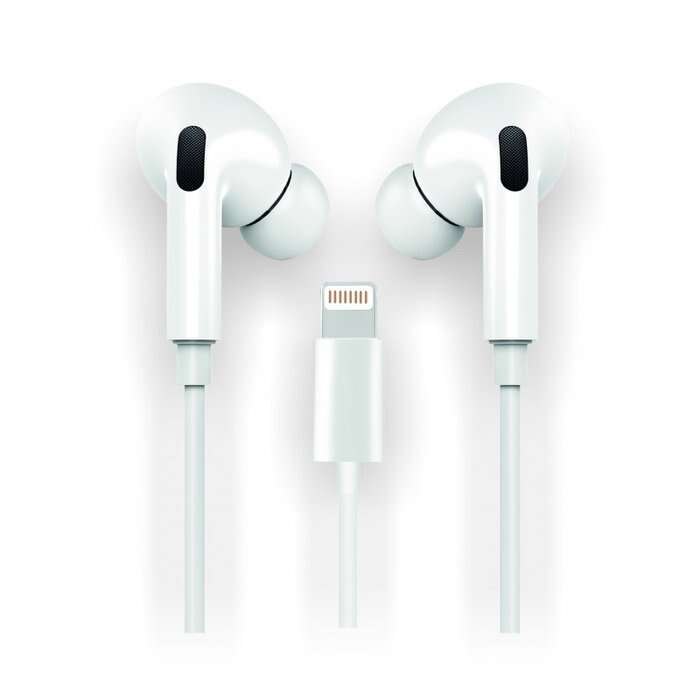 Techonetech Ear Tech Hop Auriculares Intraurales Inner Lightning - Microfono Integrado - Asistente Voz - Cable De 1.20M