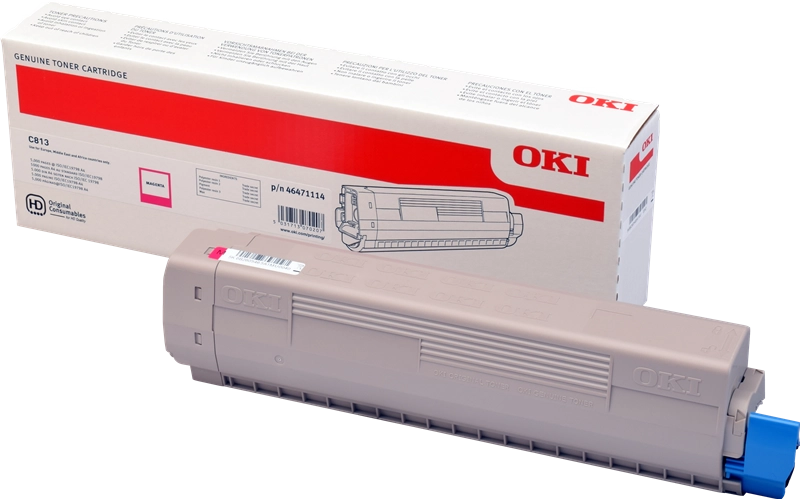 Oki C813 Magenta Cartucho De Toner Original - 46471114