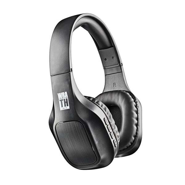 Ngs Artica Wrath Auriculares Bluetooth 5.1 Con Microfono - Diadema Ajustable - Almohadillas Acolchadas - Autonomia Hasta 12H - Manos Libres - Color Negro