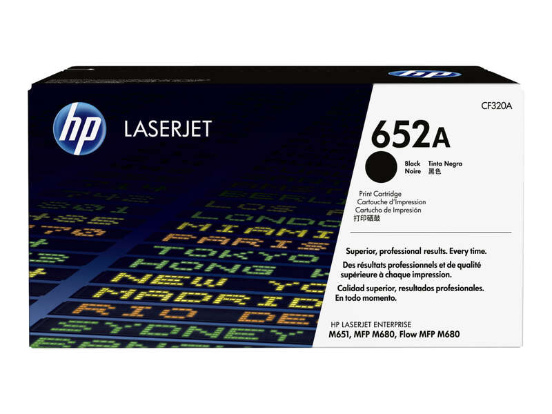 Hp Cf320A Negro Cartucho De Toner Original - 652A