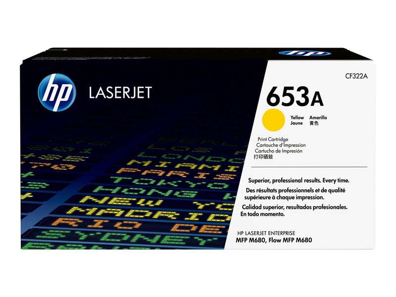 Hp Cf322A Amarillo Cartucho De Toner Original - 653A