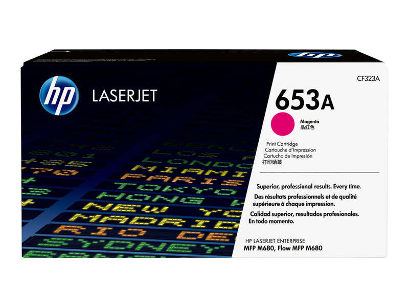 Hp Cf323A Magenta Cartucho De Toner Original - 653A