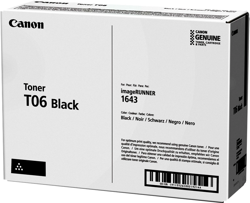 Canon T06 Negro Cartucho De Toner Original - 3526C002