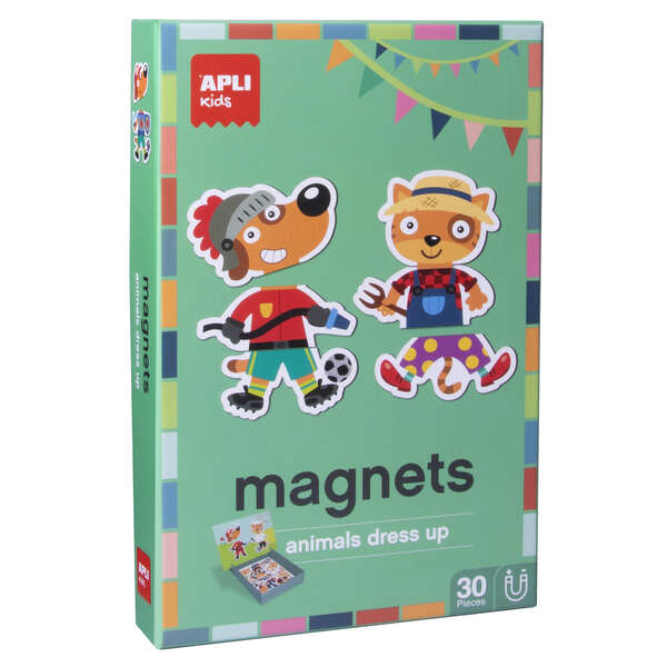 Apli Kids Juego Magnetico Dress Up Profesiones - Escenario Imantado De 28X18 - 30 Fichas Tematicas - Fomenta La Imaginacion Y La Atencion - Diseño Exclusivo - Colorido