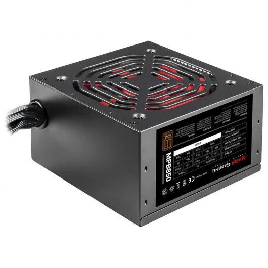 Mars Gaming Mpb850 Fuente De Alimentacion 80 Plus Bronze 850W Atx - Pfc Activo - Ventilador 120Mm - Diseño Ultrasilencioso