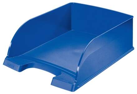 Leitz Plus Jumbo Bandeja Portadocumentos De Gran Capacidad - Formato Vertical A4 - Hasta 8Uds Apilables - Color Azul