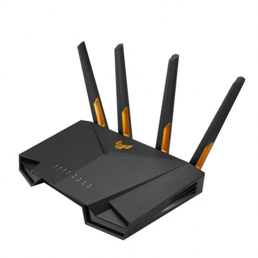 Asus Tuf Ax3000 V2 Router Gaming Wifi 6 Dual Band - Velocidad Hasta 2400Mbps - 4X Rj45 Lan, 1X Rj45 Wan, 1X Usb 3.2 - 4 Antenas Externas
