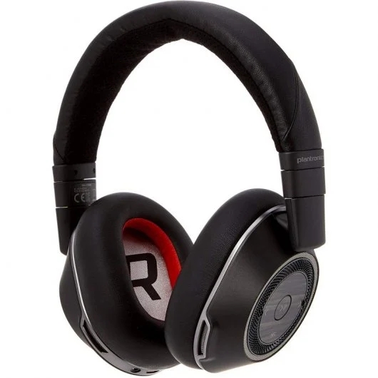 Plantronics/Poly Voyager 8200 Uc Auriculares Con Microfono Bluetooth 4.01 - Cancelacion De Ruido - Almohadillas Acolchadas - Autonomia Hasta 24H - Control En Auricular - Color Negro